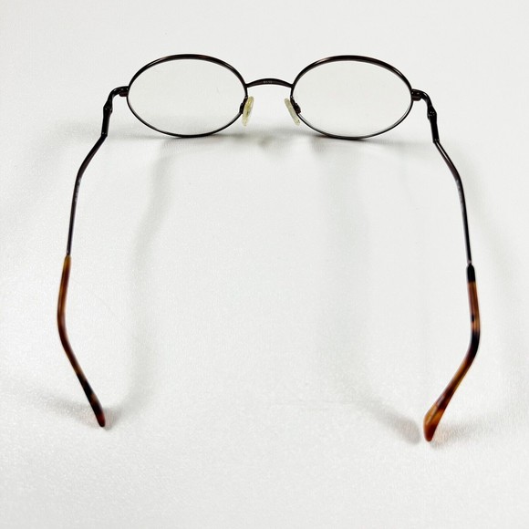 BLUE MOON BM85 Eyeglasses Frame Full Rim Oval 51-19-140 Metal Matte Brown Unisex - Picture 7 of 14